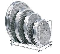 Rastrelliera Per Retine Pizza 37X22X25 Cm Argento Ferro - 1 Unità