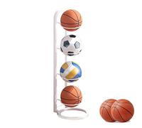 Rastrelliera Per Riporre Le Palline - Supporto Per Palline Multistrato | Cubo Rimovibile Per Espositori Da Calcio - Organizzatore Per Canestri Da Basket In Ferro - Supporto Sportivo A 5,4,3 Livelli Pe