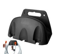 Rastrelliera per tubi da parete - Gancio di supporto per tubo resistente, montaggio a bobina linea d'acqua da giardino, di stoccaggio tubo | Supporto per montaggio a parete con cavo di prolunga