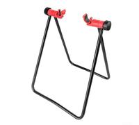 Rastrelliera pieghevole a forma di U per riparazione bicicletta compatibile con bici da strada e mountain bike pieghevoli, struttura in alluminio con doppio sistema di bloccaggio