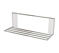 Rastrelliera pieghevole per lavatrice, in acciaio resistente, attacco magnetico, compatto, multifunzionale, per lavanderia, cucina, bagno, balcone, dormitorio, organizer intelligente, scaffale