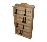 Rastrelliera poggiapipe in legno 36 posti bacheca porta pipa espositore da muro