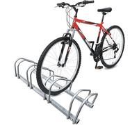 Rastrelliera portabici da pavimento stabile modulare acciaio nero