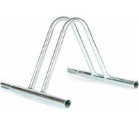 Rastrelliera Portabici in Ferro Zincato, Modulare, Porta Bicicletta Da Giardino e Da interni, Componibile Per Più Moduli (1 Modulo)