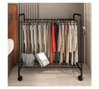 Rastrelliera portatile per pantaloni, con 24 grucce, multifunzione, per jeans, gonne e sciarpe, ripiano mobile per riporre i pantaloni e per una facile mobilità