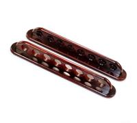Rastrelliera Stecche Biliardo Massello 8 Posti Rastrelliera Stecche | massello per robusto, finitura , protegge stecche da per guerra, design classico elegante(Red)