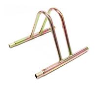 Rastrelliere da terra per 1 bicicletta 39,5 cm argento montaggio a parete possibile acciaio zincato garage pratico 16_0001495