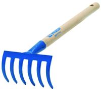 Rastrellino Per Giardino 6 Denti Curvi In Acciaio Verniciato Agef Attrezzi per g