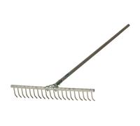Rastrello 20 denti in alluminio Grigio