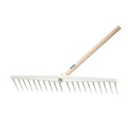 Rastrello 20 denti poliporopilene Bianco