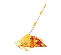 Rastrello a foglie per giardino a 14 denti - Rastrello da giardinaggio per prato - Scopa a ventaglio per esterni, giardino, terrazza, , campeggio paesaggio