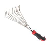 Rastrello A Mano Da Giardino -rastrellino | Piccoli Giardini Rastrellano Per I Aiuole | Strumenti Per Mani Di Gardeening Pesante | Strumento Di Giardinchi Manuale Del Terreno Del Terreno In Metallo Co