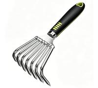 Rastrello a mano piccolo 7Claw 20,5 centimetri,Strumento compatto per | Mini rastrello manuale a 5/7 denti 20,5 cm,compatto e leggero, ideale per pulire aiuole, rimuovere erbacce e foglie in vaso.