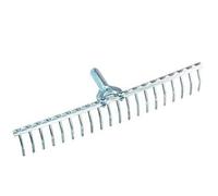 Rastrello alluminio senza manico a più denti e varie lunghezze marca L'ARTIGIANA