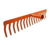 Rastrello Brixio 16 Denti 43 Cm In Acciaio Stampato Senza Manico 1Pz