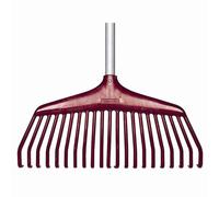 Rastrello Con Manico Attrezzi da Giardino Scopa Nylon per Foglie 40cm