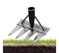 Rastrello Da Diserbo - Rastrello Da Giardino Manuale Per Carichi Pesanti, Dispositivo Di Diserbo Per Coltivazione A Doppio Scopo, Strumento Portatile Ergonomico | Lame In Acciaio Al Carbonio