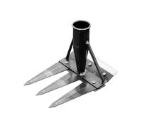 Rastrello da Giardinaggio - Diserbatore manuale a doppio lato - Rastrello scarabeo manuale multifunzionale e rimovibile per preparare il terreno nel cortile giardino posteriore