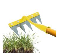Rastrello da giardinaggio | Strumento robusto per scaricare | Strumento per rimuovere il prato | per giardino, prato, aiuola, serra, vivaio, campo, esterni