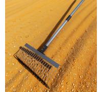 Rastrello Da Giardino Da Paesaggio Strumento per Prato E Fieno con Manico