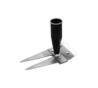 Rastrello da giardino in acciaio al carbonio, rastrello da diserbo multifunzione in metallo, giardinaggio utensili, 2/3/4/5/7 denti Strumenti per rastrellare e lavorare il suolo