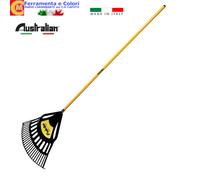 Rastrello Da Giardino in Polipropilene a 25 denti ULTRALEGGERO 64x55x130Cm 800g