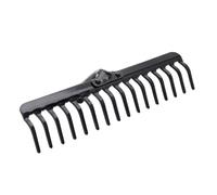 Rastrello da giardino KADAX senza manico, rettangolare