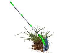 Rastrello da giardino | Manico ergonomico antiscivolo Strumento da giardinaggio | Rastrello per prato ad alta resistenza - per terreni sciolti su terrazze e sentieri