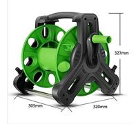 Rastrello da Giardino Portatile per Stoccaggio Tubo Acqua con Doppio Uso e Legge