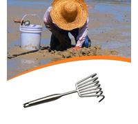 Rastrello da giardino, rastrello a artiglio, multifunzionale, 7 denti, piccolo