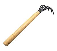 rastrello da giardino , Rastrello for prato, mini rastrello in acciaio for trapianto da giardino, rastrello a mano, strumento di scavo portatile, 5 artigli for rastrellare il giardino del vivaio, fogl