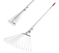 Rastrello da giardino regolabile Papillon con manico