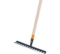 Rastrello Da Giardino Siena Garden Con 14 Denti 34,5 Cm - Con Manico