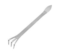 Rastrello da giardino, strumento per sradicare il giardino, strumento ergonomico di diserbo e detassamento, 22 cm, per invasare e giardinieri principianti
