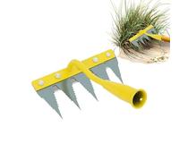 Rastrello da giardino | Utensile Resistente da Dissodare il Terreno | Attrezzo per estirpare l' Adatto per il prato, cortile, l'aiuola, la serra, vivaio, frutteto, la fattoria, giardino a