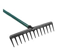 Rastrello da golf, rastrello da livellamento per terreno, strumento da giardinaggio resistente con livello di campo da golf per levigatura di , giardino e terreni esterni