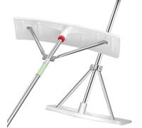 Rastrello Da Neve Per Tetti Da 2,0 A 5,9 M Per La Rimozione Della Neve, Lunghezza Regolabile, Asta Spessa Con Lame Larghe 58,4 Cm, 70,7 Cm E 77,2 Cm Per Rimuovere Neve(27.5",Long236.2")