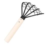 Rastrello da - Rastrello Artigliato A 5 Denti E Zappatore | Attrezzo Manuale per Coltivare e Scavare con Impugnatura Ergonomica per Diserbare Terreno Sabbia in Giardinaggio da Cortile e Paesaggio