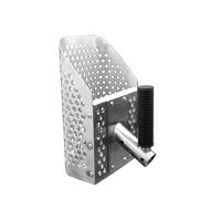 Rastrello da spiaggia Scoop portatile for metal detector da spiaggia | Pala portatile for metal detector da spiaggia for la ricerca di tesori nella sabbia(Silver)
