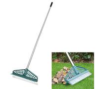 RASTRELLO DOPPIA FACCIA PER PRATO ARTIFICIALE GIARDINO TAPPETI PELI CURA VERDE