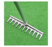 Rastrello for bunker di sabbia da golf, rastrello portatile for trappola for sabbia da golf, kit di strumenti for organizzare il prato e le foglie del giardino interamente in alluminio