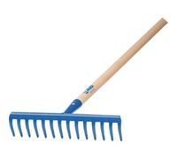 Rastrello garden extra + manico agef acciaio vern/faggio denti 12 cm 30 h.cm 120 Agef