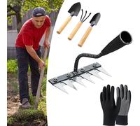 Rastrello in ferro per giardinaggio e diserbo, rastrello in ferro 2.0 | Aggiornamento rastrelli in ferro per erbacce, Ironrake The Heavy-Duty Irons Weeding, ideale per giardinaggio, coltivare