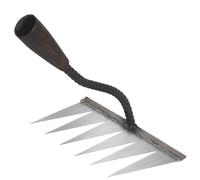 Rastrello in ferro per giardinaggio e diserbo, scarificatore, rastrello per unghie da giardino, rastrello per erbacce in ferro, rastrello per disatching prato, attrezzi per erbacce da giardino per