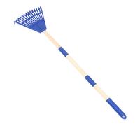 Rastrello in plastica per foglie: piccolo rastrello per prato - 14 rebbi,