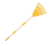 Rastrello in plastica per foglie: piccolo rastrello per prato - 14 rebbi,