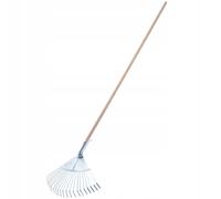 Rastrello KADAX in acciaio, regolabile, argento, 47 x 184 cm