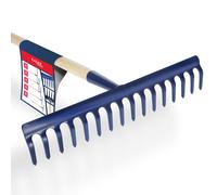 Rastrello KADAX, rastrello largo con testa rinforzata, scopa per foglie in me...