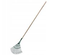 Rastrello KADAX, rastrello, rastrello regolabile con manico per giardino, nastro