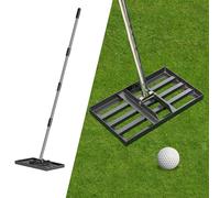 Rastrello livellatore per prato Strumento per livellare in acciaio inossidabile,